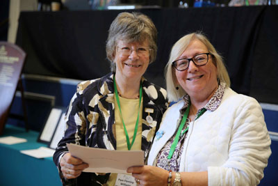 Leek 65th year anniversary presentation - Janet-Newall (right)