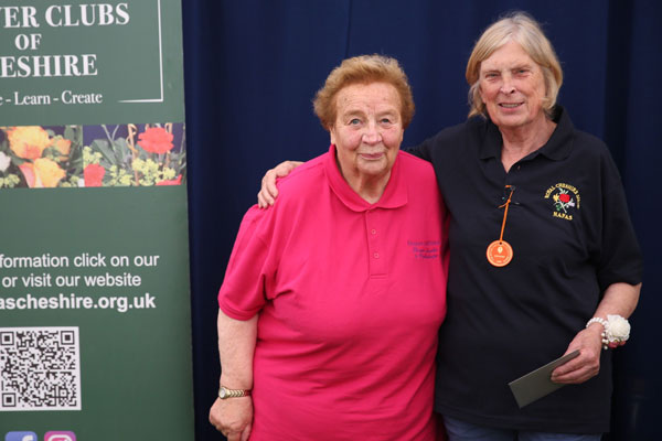 2026 Royal Cheshire County Show Flower Clubs of Cheshire Let All the Colours Dance Together class award winners
