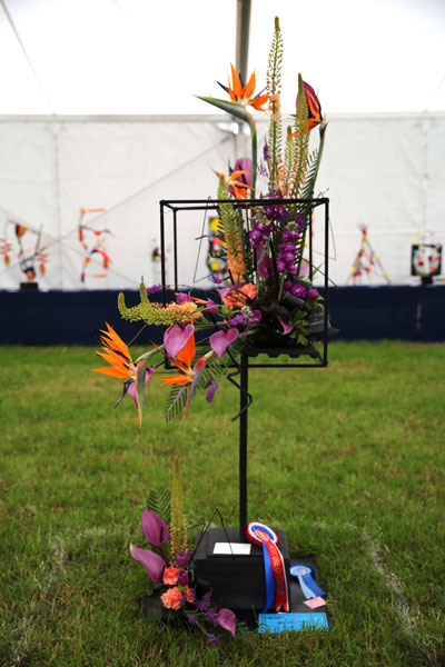 A Flower Clubs of Cheshire entry in the Grand design class of the 2026 Royal County Cheshire Show