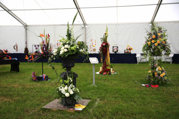 Flower Clubs of Cheshire entries in the Grand Design class of the Royal County Cheshire Show