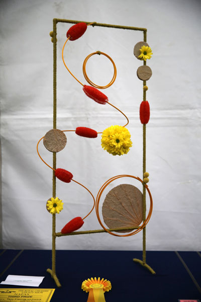 A Flower Clubs of Cheshire entry in the Abstract class of the 2026 Royal County Cheshire Show