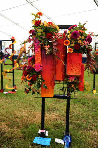 A Flower Clubs of Cheshire entry in the Grand design class of the 2026 Royal County Cheshire Show