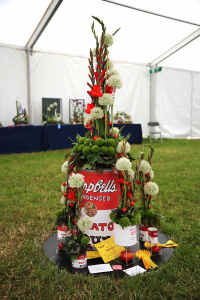 A Flower Clubs of Cheshire entry in the Masterpiece class of the 2026 Royal County Cheshire Show