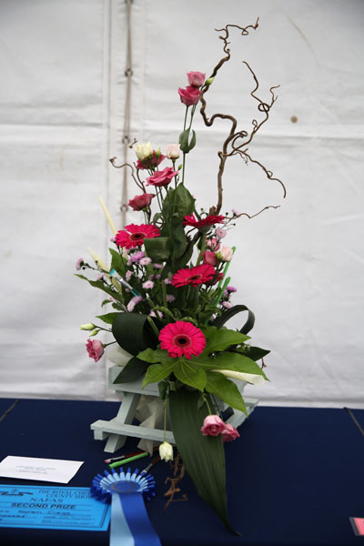 A Flower Clubs of Cheshire entry in the An Imposed Class class of the 2026 Royal County Cheshire Show