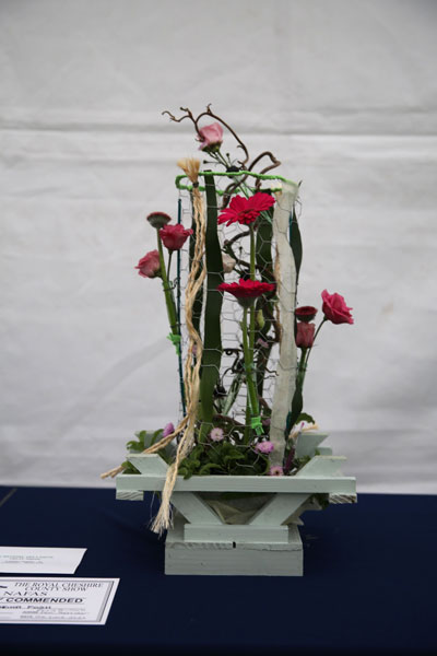 A Flower Clubs of Cheshire entry in the An Imposed Class class of the 2026 Royal County Cheshire Show