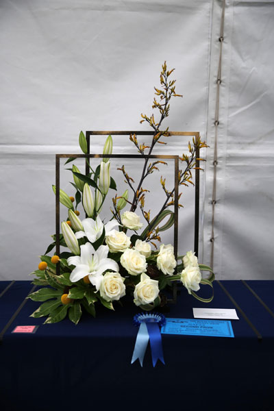 A Flower Clubs of Cheshire  entry in the In the Frame class of the 2026 Royal County Cheshire Show 