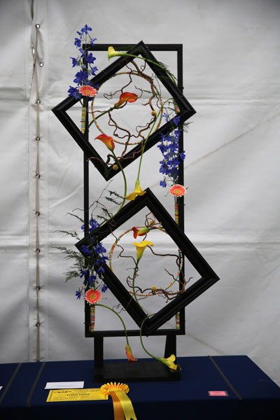 A Flower Clubs of Cheshire  entry in the In the Frame class of the 2026 Royal County Cheshire Show 