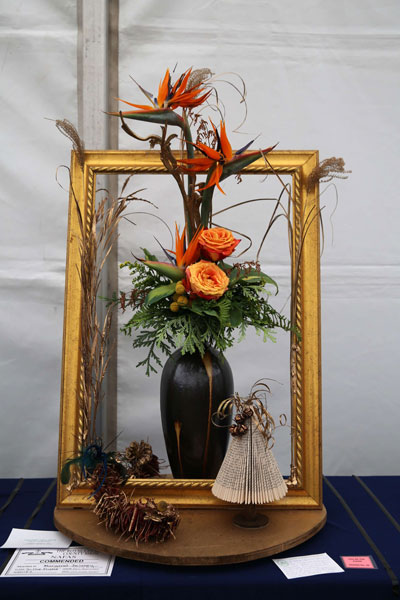 A Flower Clubs of Cheshire  entry in the In the Frame class of the 2026 Royal County Cheshire Show 