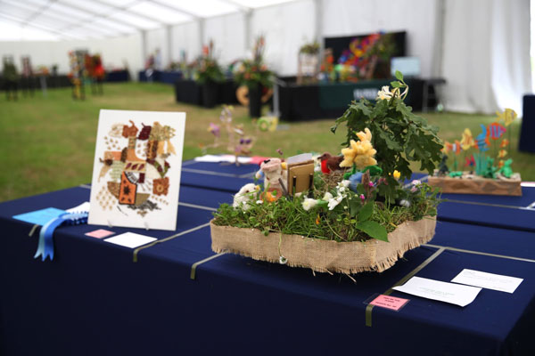 Flower Clubs of Cheshire entries in the Hobby craft class of the Royal County Cheshire Show
