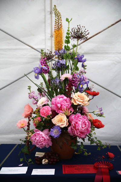 A Flower Clubs of Cheshire entry in the Dutch Master class of the 2026 Royal County Cheshire Show