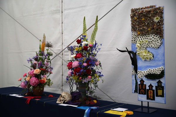 Flower Clubs of Cheshire entries in the Dutch Master class of the Royal County Cheshire Show
