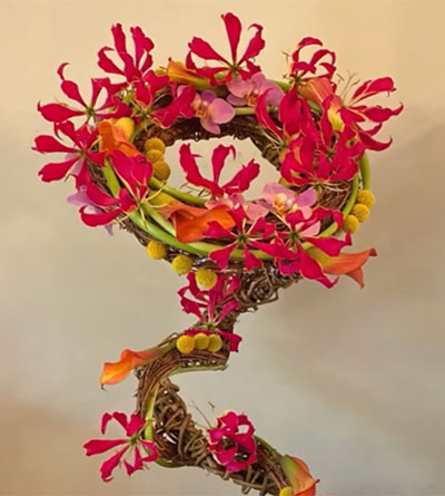 A cropped photo of Anne Bingham-Holmes Gold Award winning arrangement 