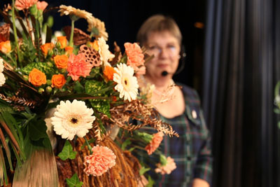 Julia's 'A Floral Scottish Tapestry' Demonstration - Design 1