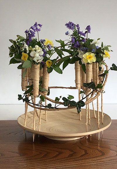 Win Ross' flower arrangement in the Wild Thing class of the Royal Cheshire County 'Virtual' Show 2021