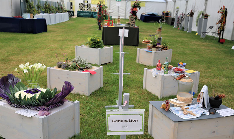A photo of the Concoction Class exhibition at the 2022 Cheshire Area Show at the Royal Cheshire County Show