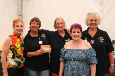 An Award Presentation at the 2023 Cheshire Area Show