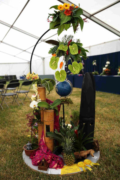 An entry in the Round the World class at the 2023 Royal Cheshire Show, incorporating the Cheshire Area Show in the Theatre of Flowers