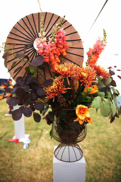 An entry in the Converging Lines class at the 2023 Royal Cheshire Show, incorporating the Cheshire Area Show in the Theatre of Flowers
