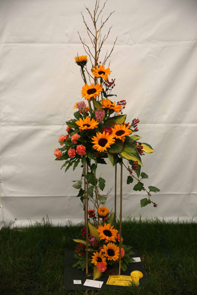 A Flower Clubs of Cheshire  entry in the All Things Bright and Beautiful class of the Royal County Cheshire Show 