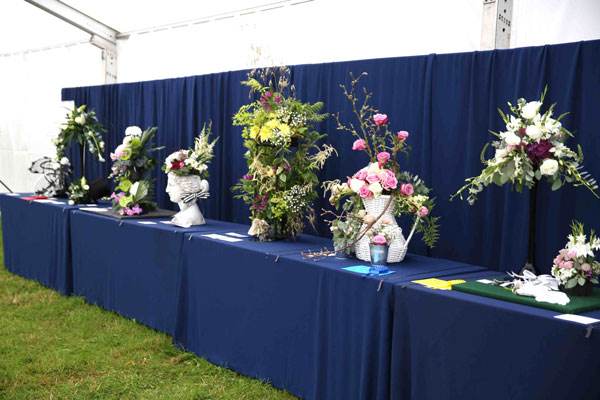 Flower Clubs of Cheshire  entries in the My Fair Lady class of the Royal County Cheshire Show 