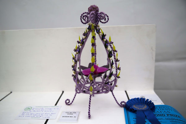A Flower Clubs of Cheshire  entry in the All Wrapped class of the Royal County Cheshire Show 