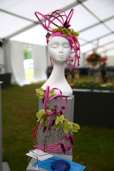A Flower Clubs of Cheshire  entry in the Time Present or Time Past class of the Royal County Cheshire Show 