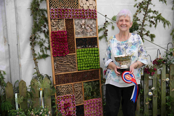 Flower Clubs of Cheshire class award winner at the 2024 Royal County Cheshire Show 