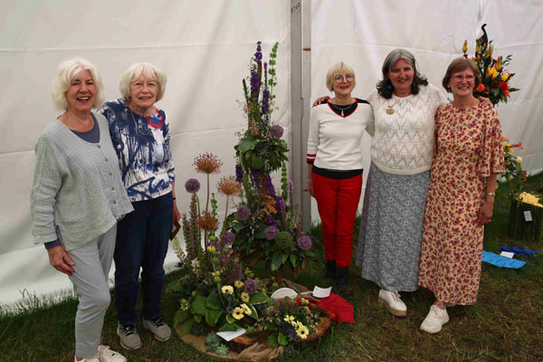 Flower Clubs of Cheshire class award winner at the 2024 Royal County Cheshire Show 