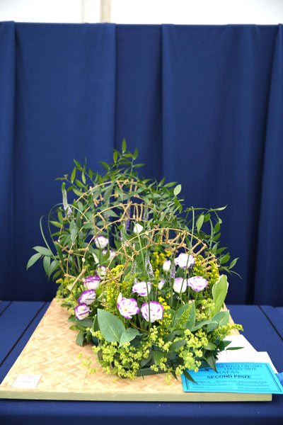 A Flower Clubs of Cheshire  entry in the Rock and Roll class of the Royal County Cheshire Show 